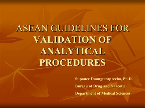 validity of drug test result philippines|ASEAN GUIDELINES FOR VALIDATION OF ANALYTICAL .
